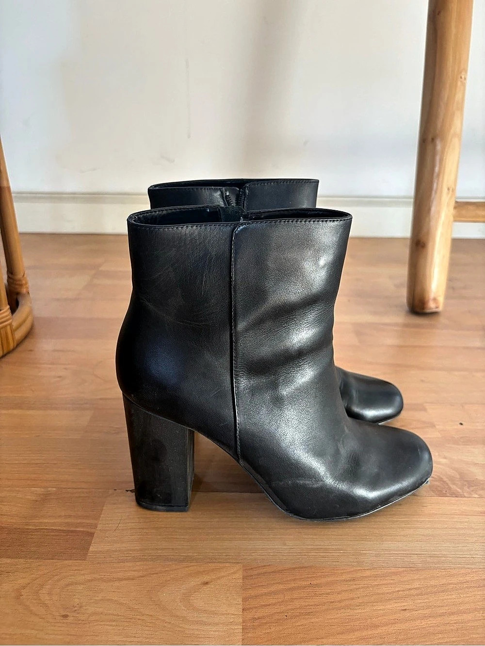 Black Heeled Ankle Boots